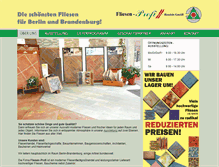 Tablet Screenshot of fliesenprofi-panketal.de